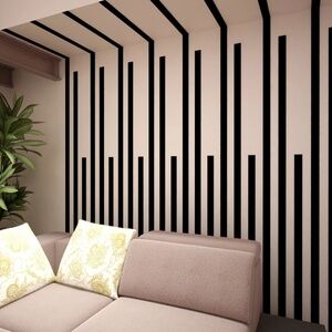 NEW Acoustic Slat Wood Peel And Stick MDF Panels, Maple, Pack of 36